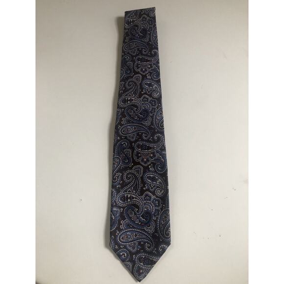 Woolf Brothers Robert Talbott Hand Sewn Tie Silk Paisley 56” 3.5” - Picture 2 of 4